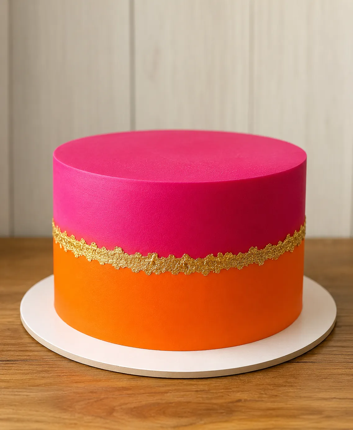Sunset bloom cake