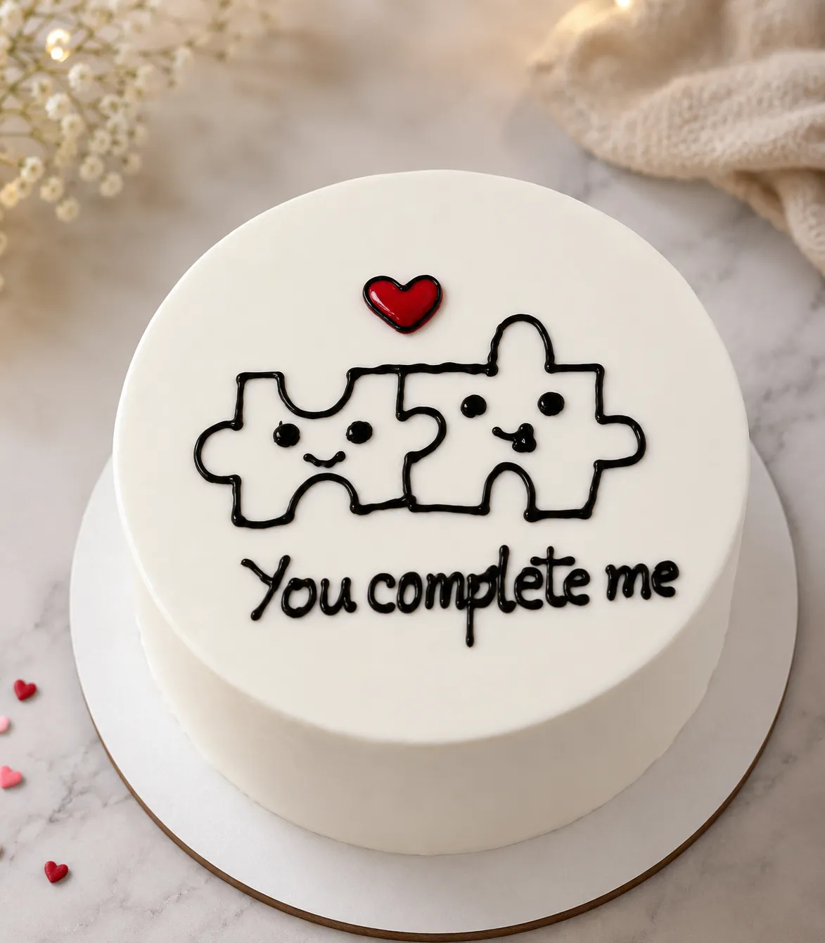 Puzzle Love With Fresh Cream
