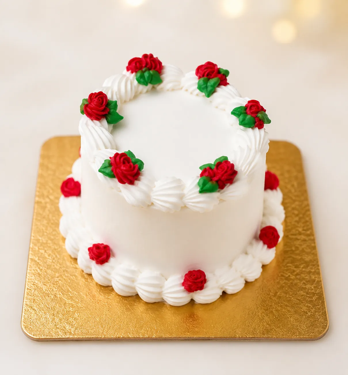Rose Bliss with Fresh Cream