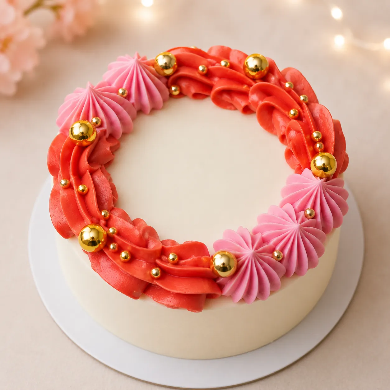 Pearl Blush with Fresh Cream