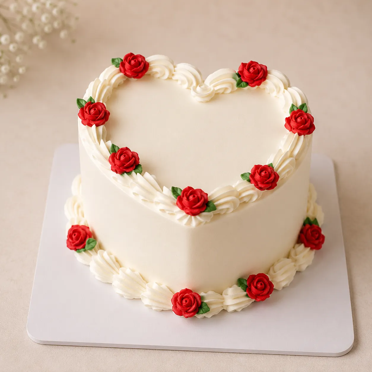 Elegant Rose Cake