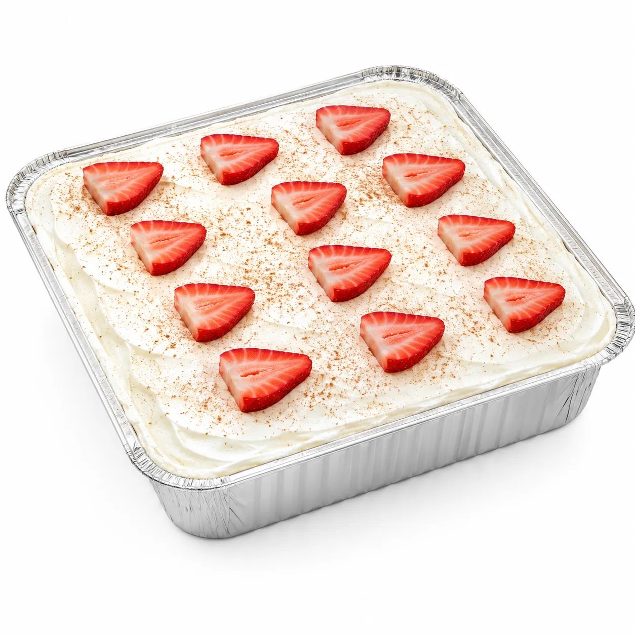 Three Milk Strawberry Cake